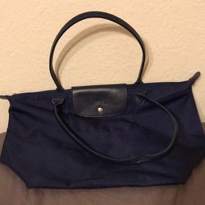 Longchamp Le pliage neo tote navy